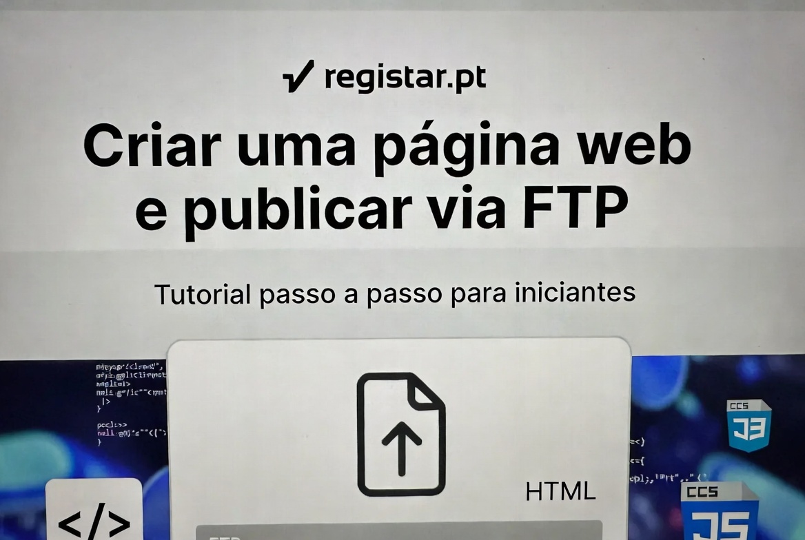 Criar uma página web e publicar via FTP