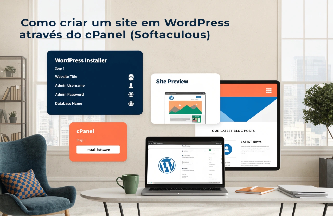 Como criar um site em WordPress através do CPanel